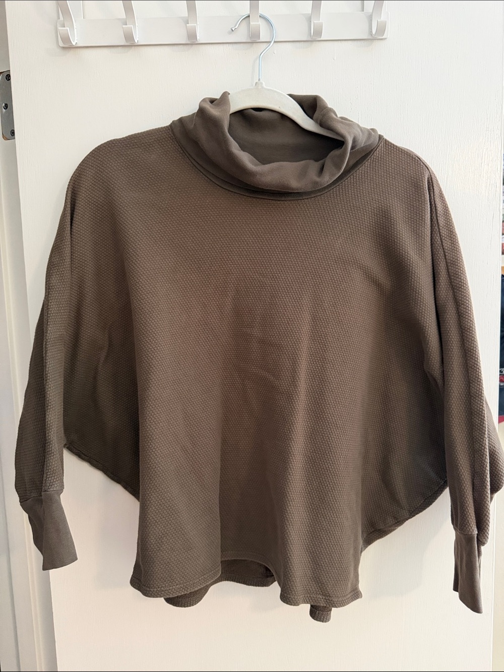 Stateside Olive-Brown Cowl Neck Sweater